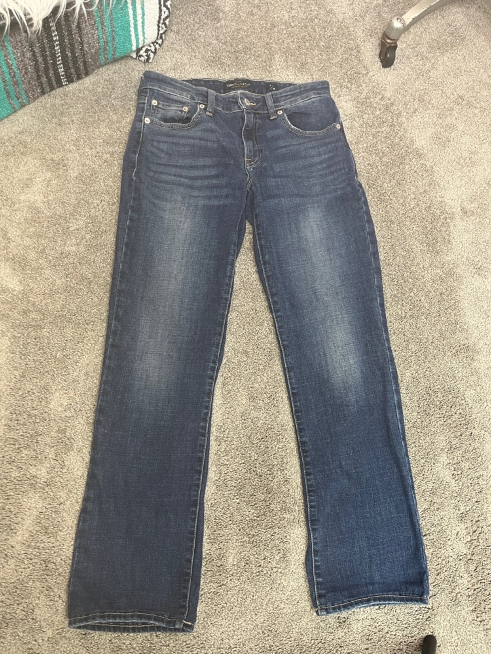Lucky Brand Sweet Straight Medium Dark Wash Jeans Size 28